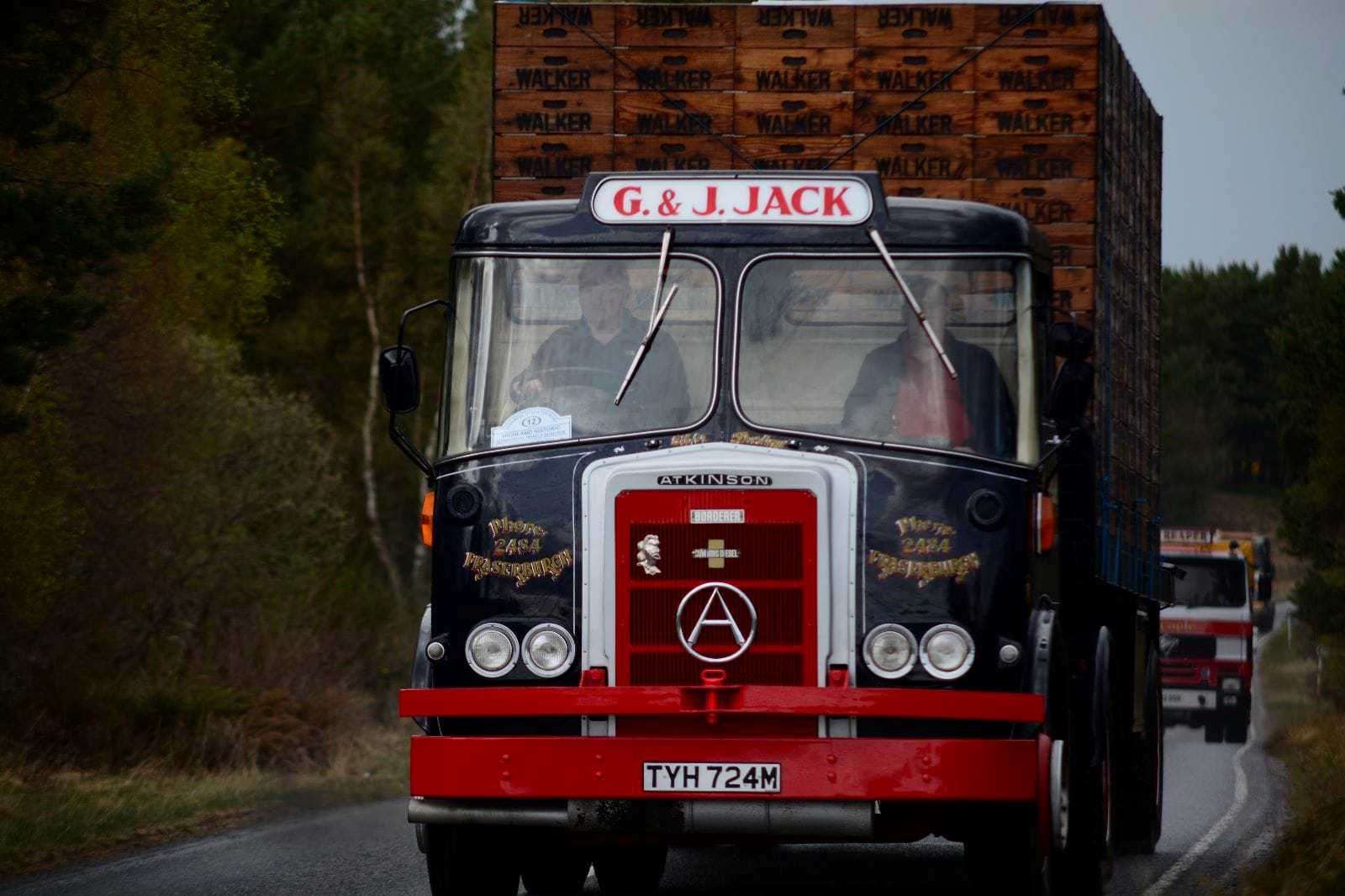 Classic Lorry owned by Sandy Downie from Fraserburgh, 1973 Atkinson Borderer. Well restored and has participated in many of the previous road runs over the years.