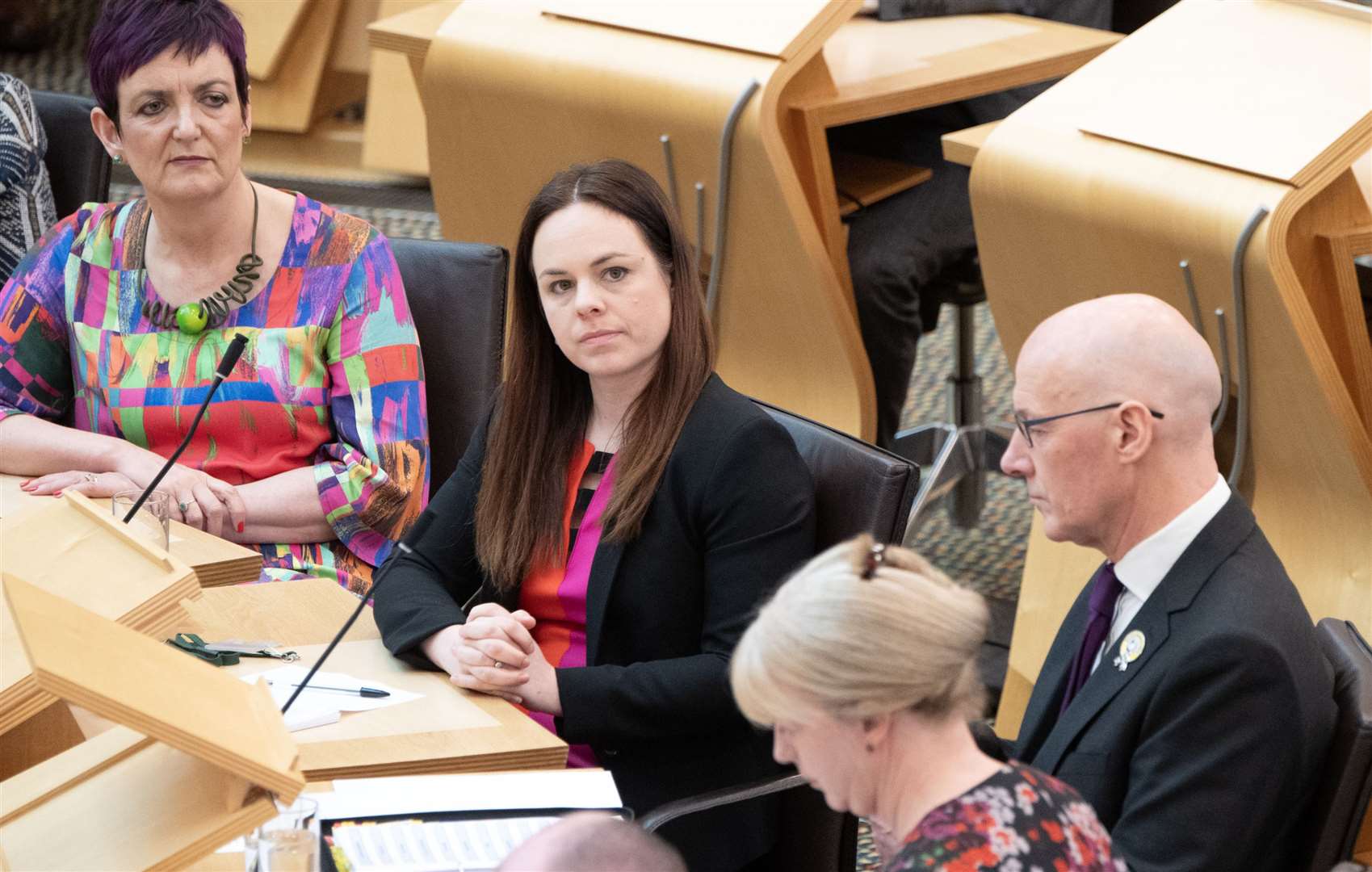 Holyrood narrowly approved of Kate Forbes’s appointment as Deputy First Minister (Lesley Martin/PA)