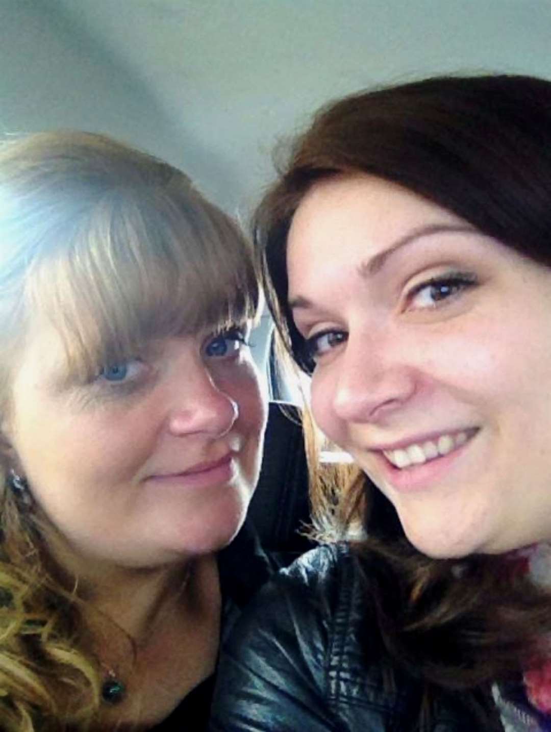 Sarah Sturrock (left) with her younger sister Marelle.
