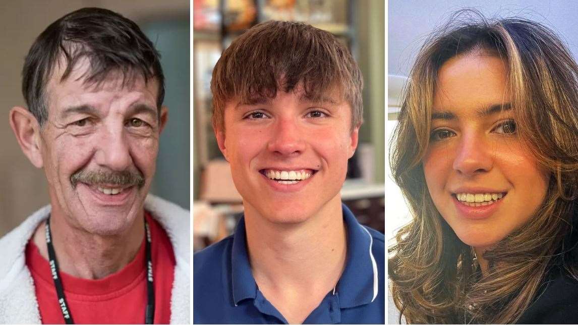 (l to r) Ian Coates, Barnaby Webber and Grace O’Malley-Kumar all suffered multiple stab wounds (Nottinghamshire Police/PA Media)