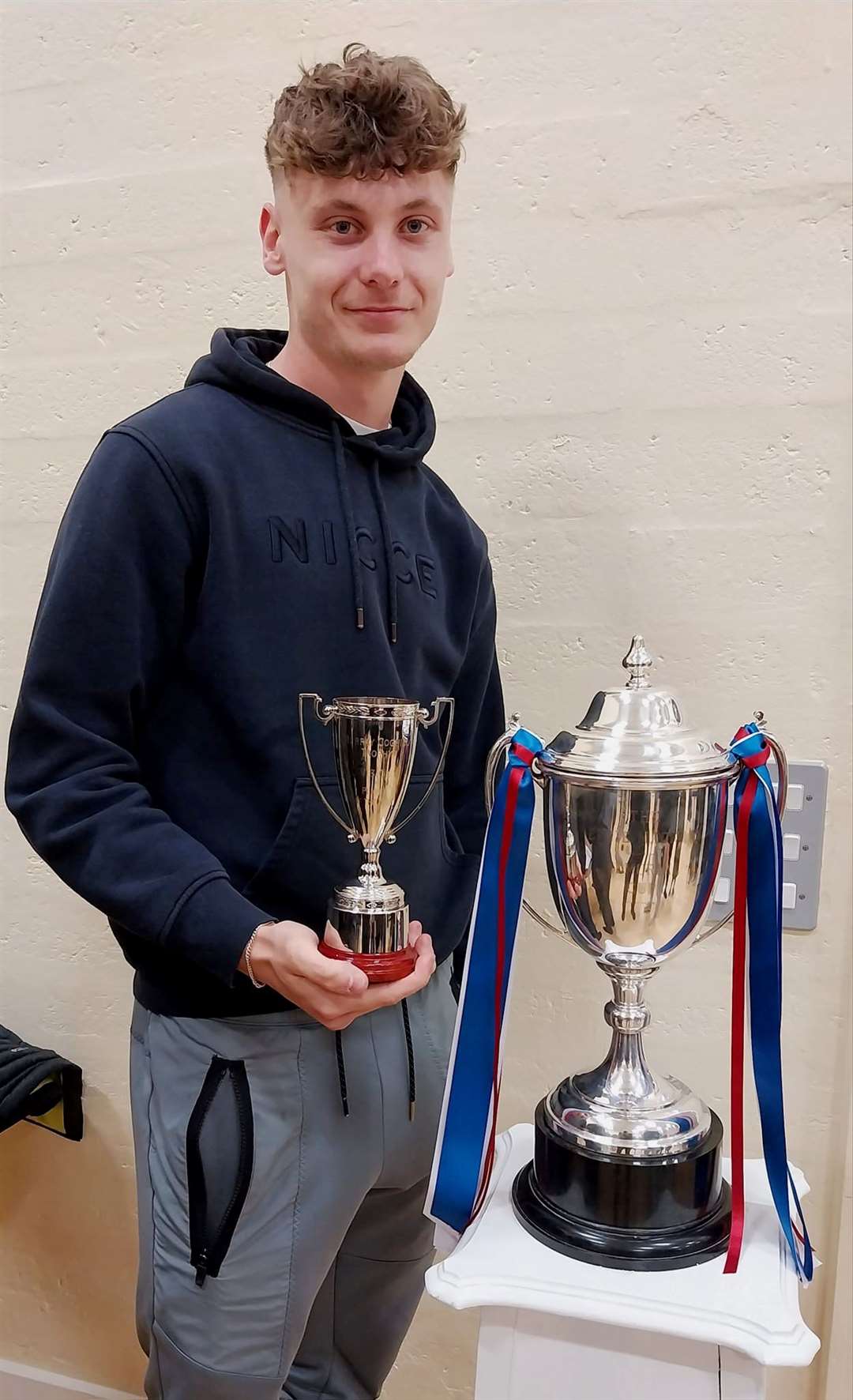 Olly Manton (Keiss), the second division player of the year. Picture: Angus Mackay