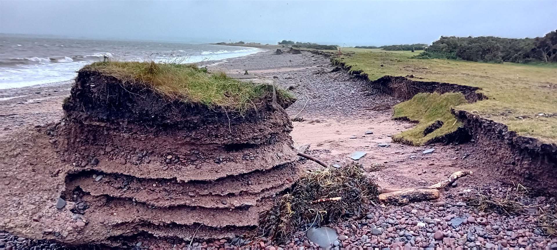 Fortrose and Rosemarkie Golf Club are looking to raise six figures to help combat coastal erosion around the course. Pictures: Fortrose and Rosemarkie Golf Club