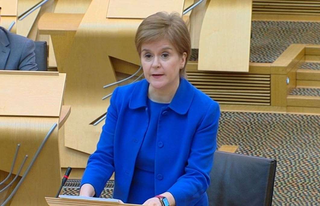 First Minister Nicola Sturgeon said 'we are now in a much better and brighter position'.