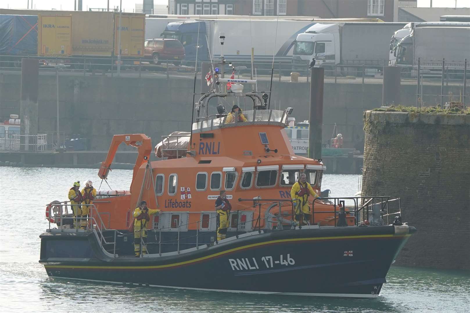 A major search and rescue operation took place in the Channel on Wednesday (Gareth Fuller/PA)