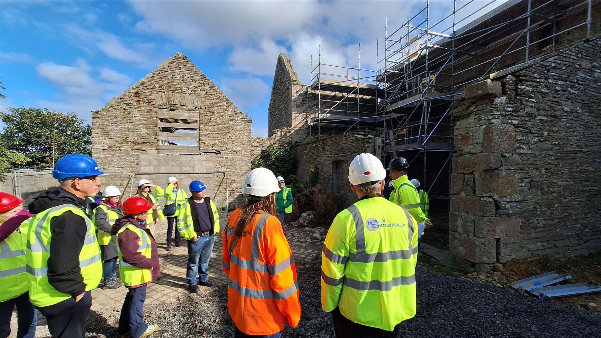 Tours took place at Castletown's historic mill which is being converted into a £4m distillery and visitor centre. Picture: John Davidson
