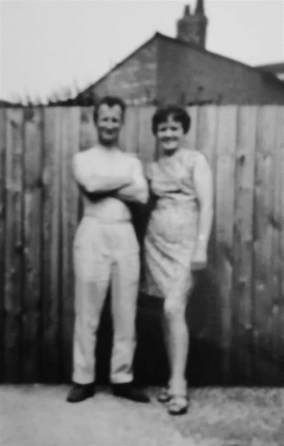 A snapshot of Cedric and Joyce Bibby from the family album.