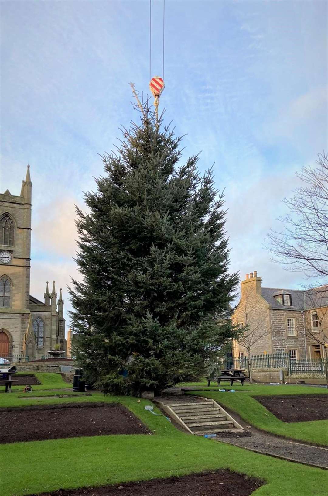 Thurso Christmas tree will be lit up tonight.