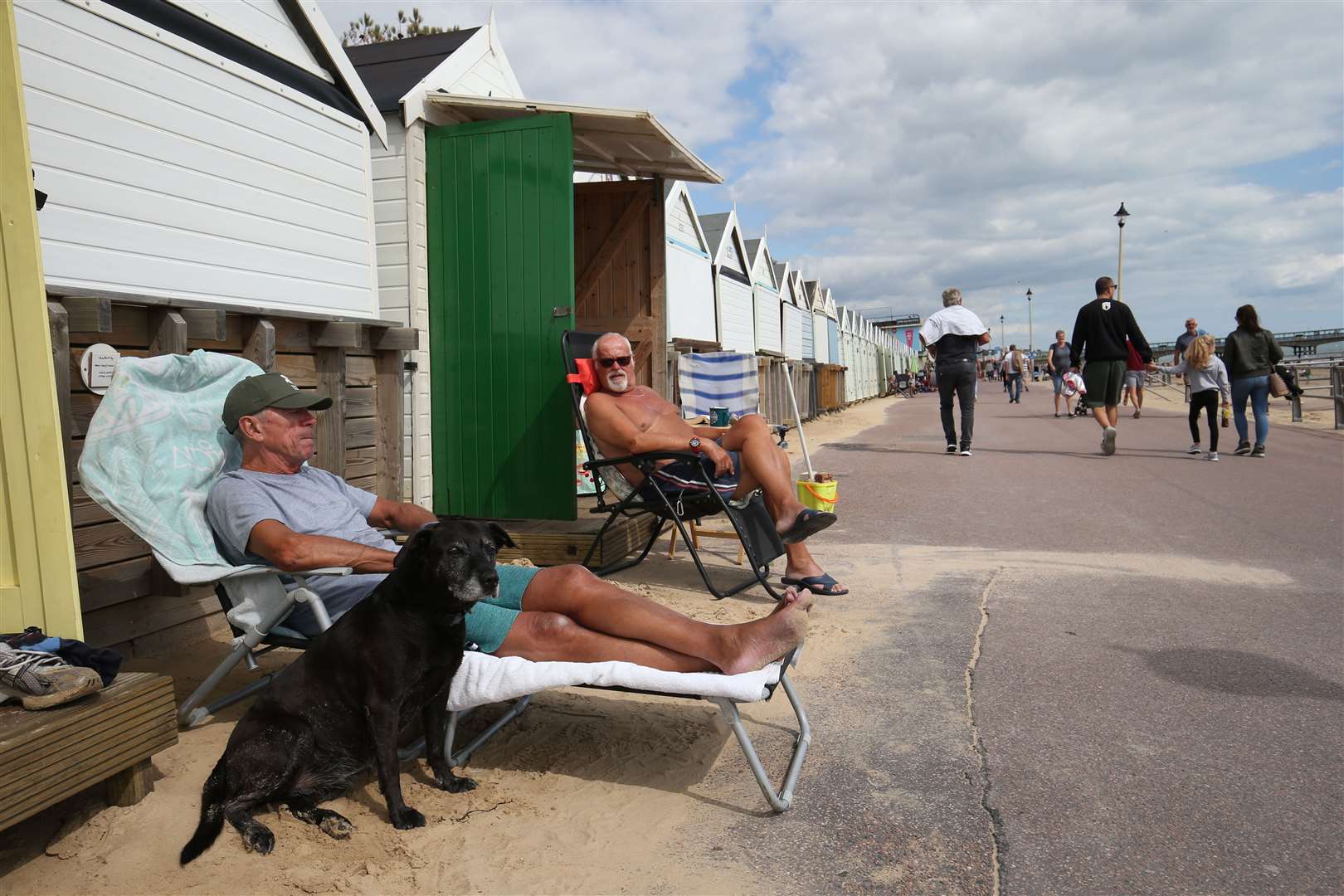 On the beach at Bournemouth (Jonathan Brady/PA)
