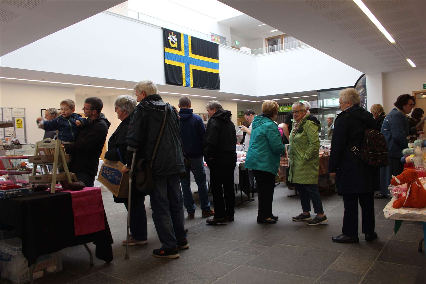There was another good turnout for the second trial market last Saturday in the foyer of Caithness House.