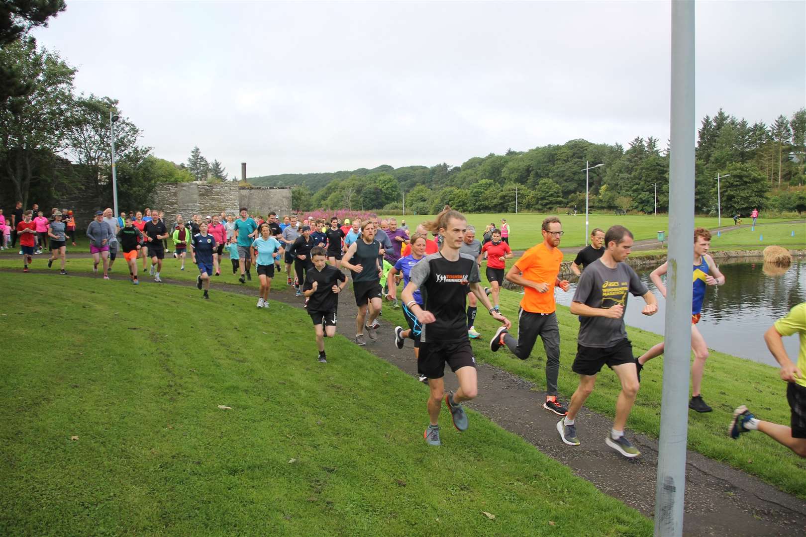 Thurso parkrun takes place every Saturday at the boating pond.