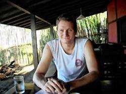 Matthew Taylor who is stranded in Singapore following a serious motorcycle accident.