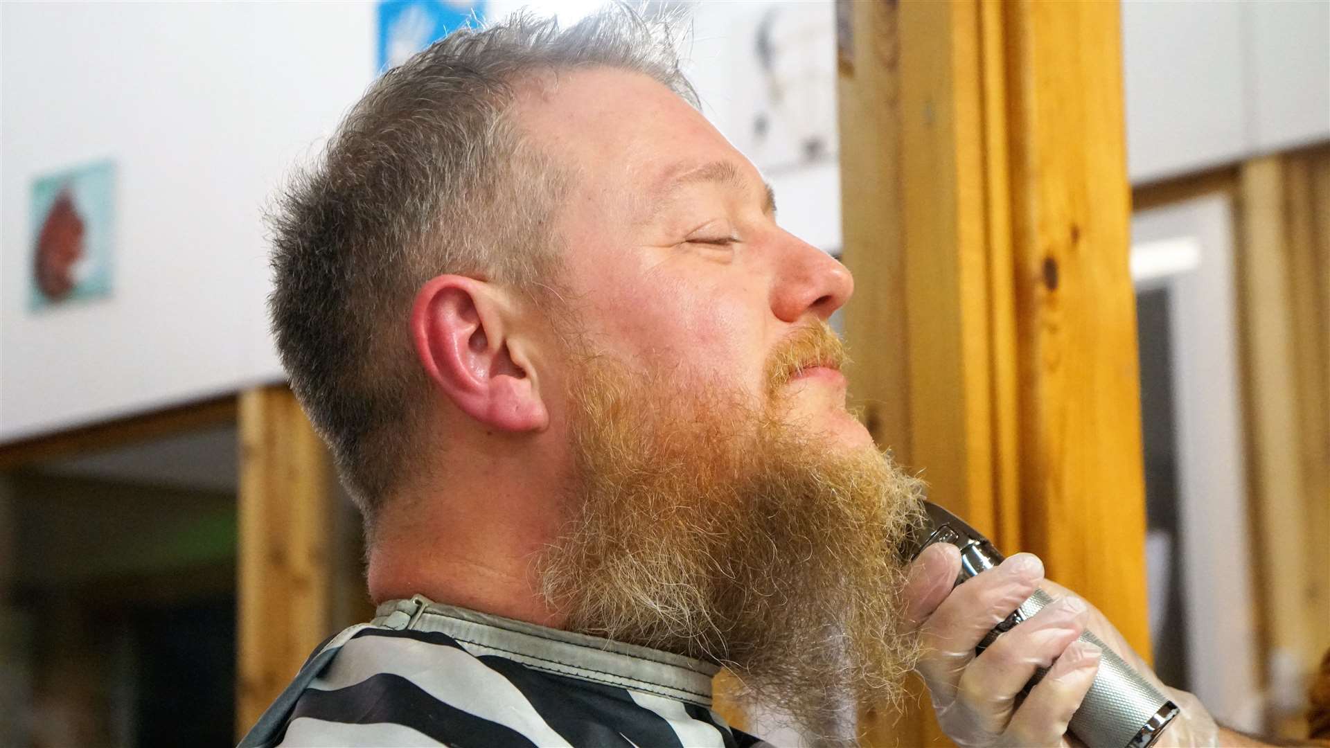 The last moments of a Thurso beard play out. Picture: DGS