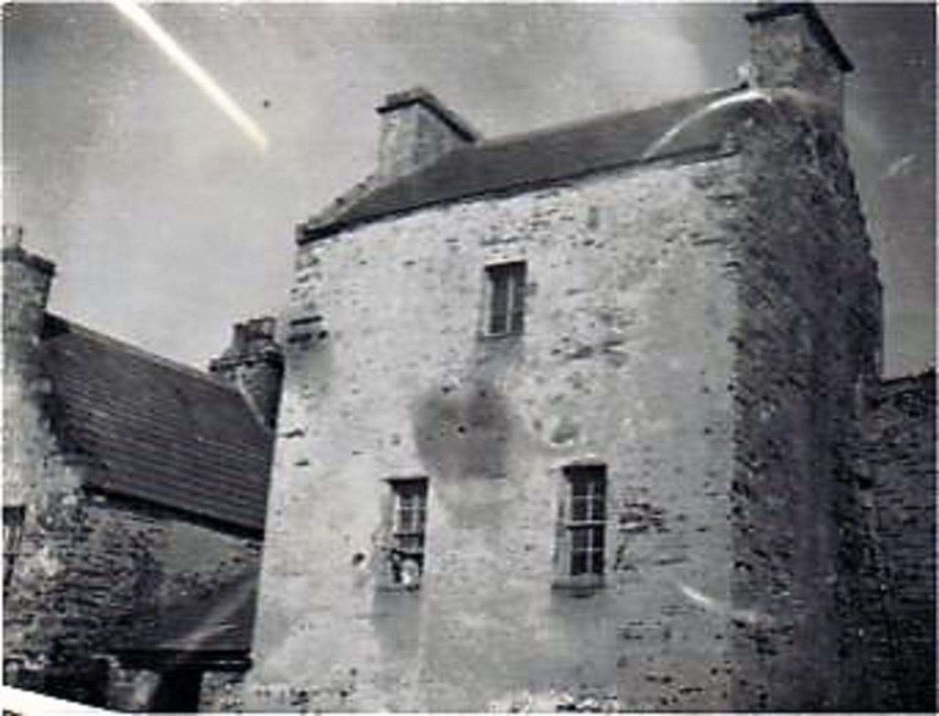 Brims Castle as it was in 1910.