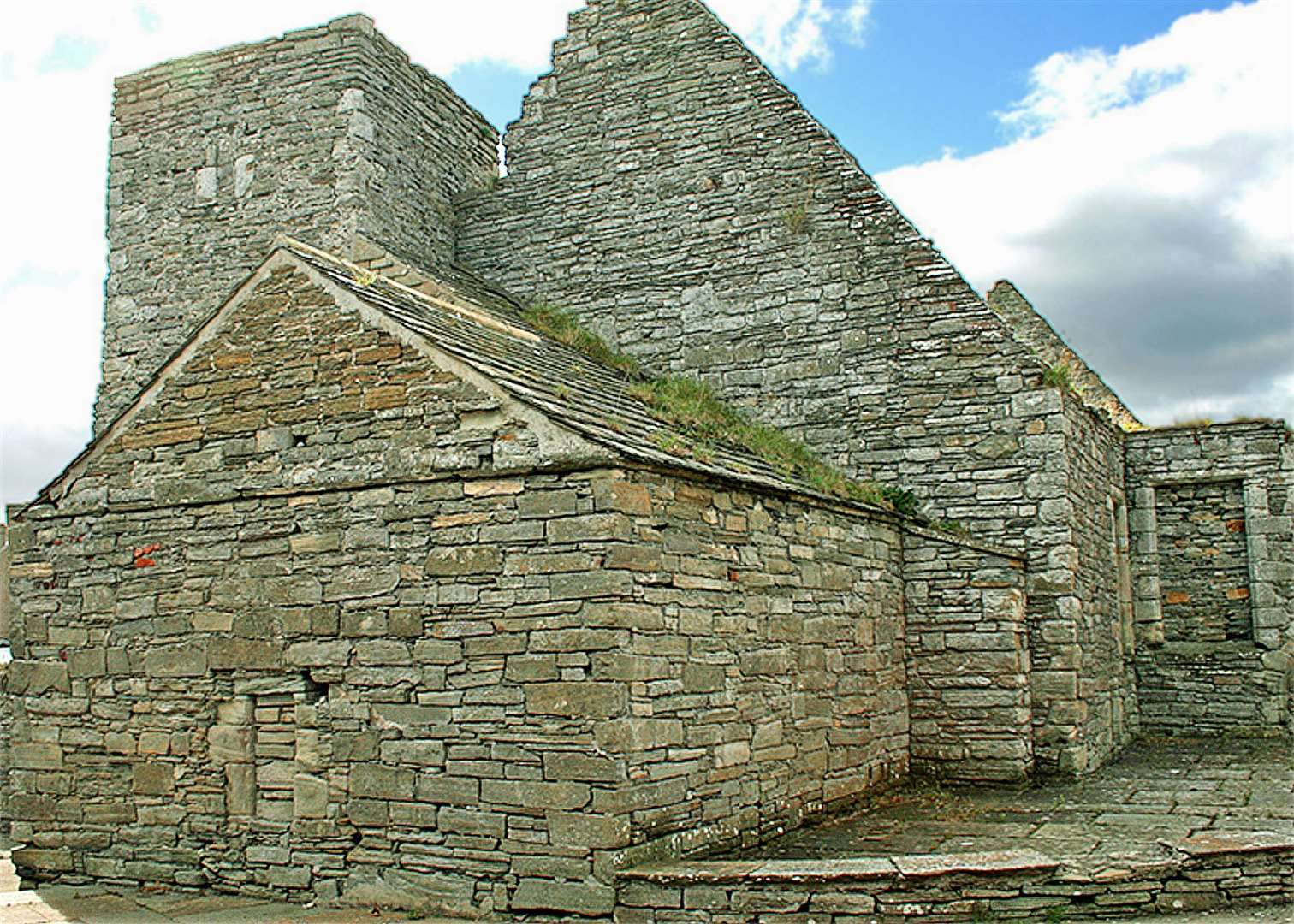 The remains of the Session House, where trials were held and punishments given.