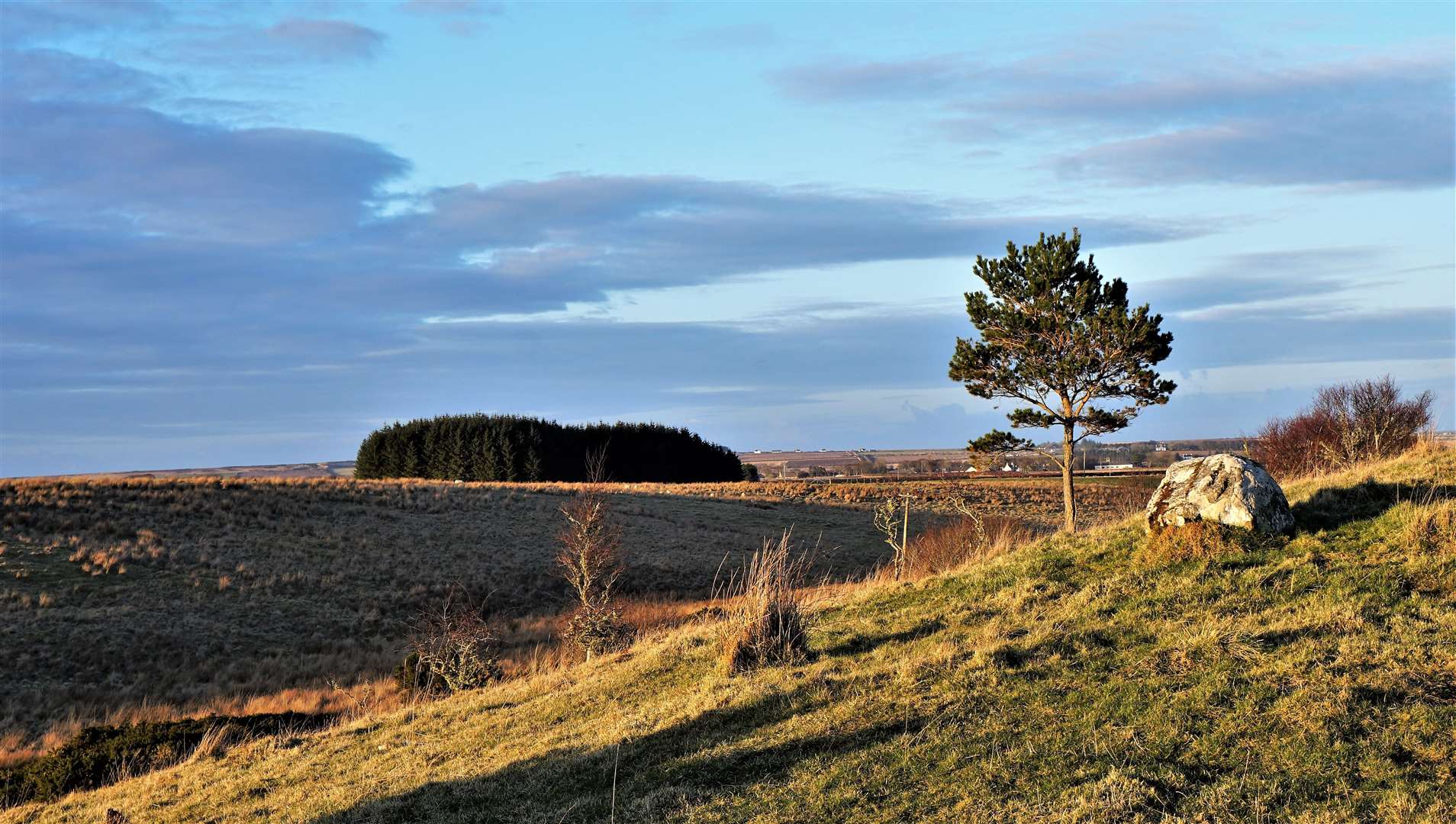 Landscape south-west of Watten near where the proposed wind farm will be sited. Picture: DGS