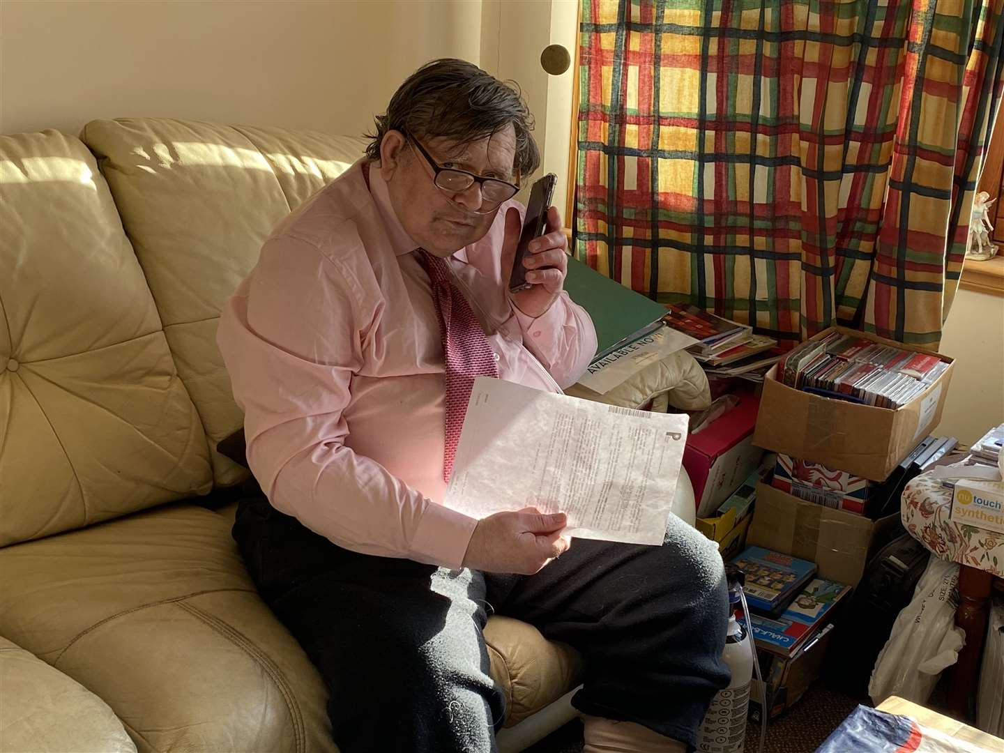 Peter Bodek was so angry when he got a letter informing him of the 15p general increase in benefits that he phoned up the Pension Service to complain.