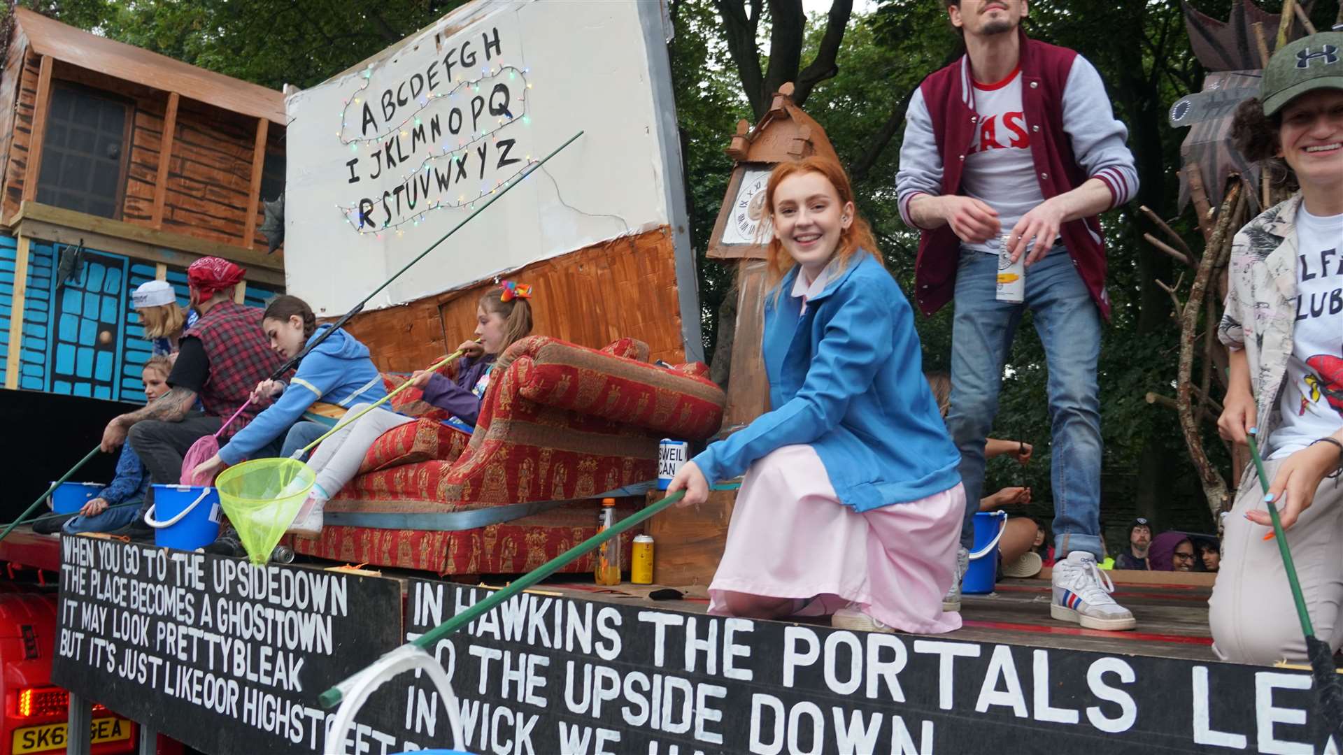 Procession of floats and fancy dress for Wick Gala Week 2022. Picture: DGS