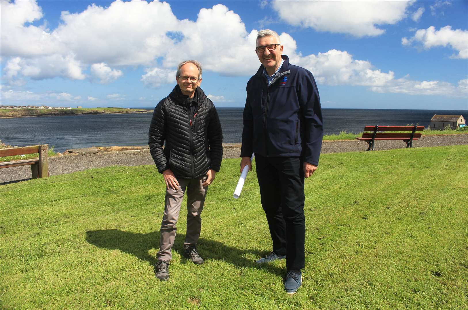 John Bogle and Willie Watt hope there will be a good turnout by the public at the meeting in Mackays Hotel on June 8. Picture: Alan Hendry