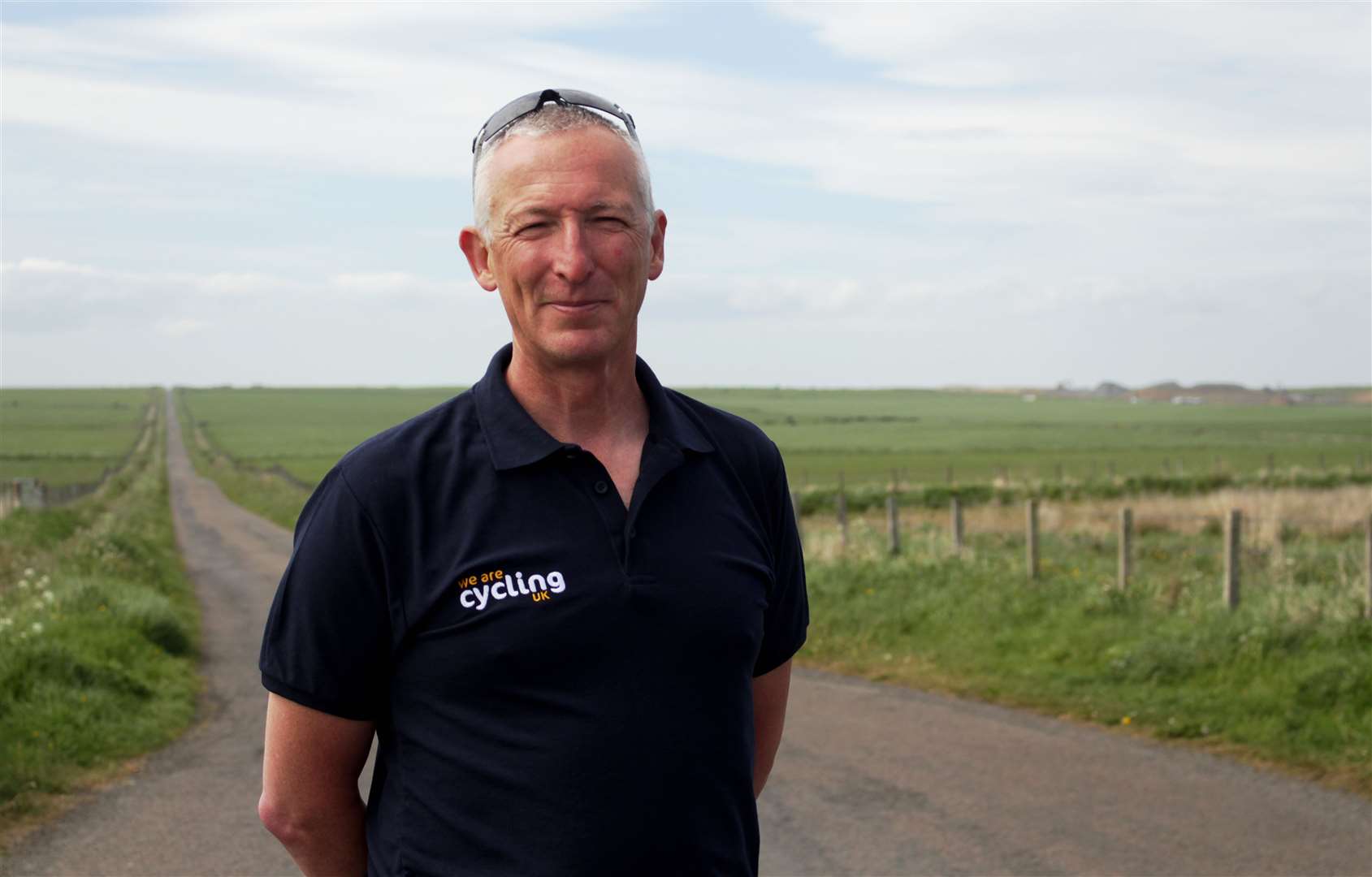 George Ewing, Cycling UK's development officer in the Caithness area for the Rural Connections project. Picture: Alan Hendry