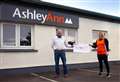 Ashley Ann chairman coaches new runner – over £1600 raised for charity