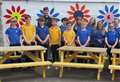 Thurso pupils learn practical skills making four benches 