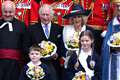 King distributes coins in first Royal Maundy service