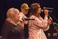 Fraserburgh mother and daughter Maggie and Sharon Petrie of New Outfit with Keith Macleod. Picture: Robert MacDonald/Northern Studios