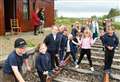 PICTURE SPECIAL: Thrumster kids on the right track for historic station visit 