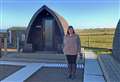 Owner of Caithness camping pod business warns road is 'literally falling apart'