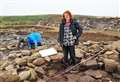 Covers back on at Swartigill as archaeology team assess the latest discoveries at Iron Age site in Caithness – ancient bead highlights possible Caithness connections with the Roman Empire