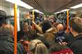 Almost one in seven rail passengers standing during peak hours in cities