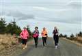 Ideal conditions for trail run at Burn of Whilk wind farm