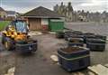 New planters being put in place around Thurso precinct