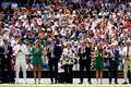 Grand slam greats mark Wimbledon Centre Court centenary