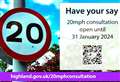 CAITHNESS RESIDENTS: Are the 20mph zones working for you? Express your opinion before time runs out 