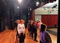 Rehearsals in progress at the Assembly Rooms.
