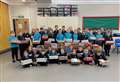 Melvich Primary pupils box clever for Blythswood charity appeal