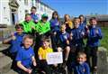 PICTURES: Miller Academy Primary pupils shows their support for London Marathon effort