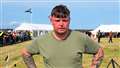 Ralph King is still in the army and was competing in shot put, weight for distance, hammer throw and caber toss. 'I’ve been a bit busy,' he joked. Picture: DGS