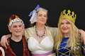 The royal family, (from left) Graham Staves, Dawn Staves and Libby Mackay. Picture: Jim A Johnston