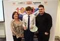 Jack collects trophy for top Scottish driver in Junior 1000 Ecosse Challenge