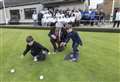Club president's grandsons throw first jacks at St Fergus bowling green