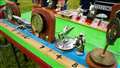 Some of Meirion Owen's classic memorabilia he had on show at the event. Some of the pieces are very rare and expensive. Picture: DGS
