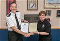 Alison makes history with Civil Nuclear Constabulary long service honour