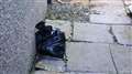 Numerous reports of fly-tipping have been reported to the paper like this bag of rubbish at Smith Terrace in Wick. Picture: DGS