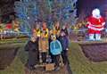 Ormlie Girls' £1000 donation for Thurso festive lights