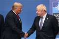 ‘We’re working great together’ – Donald Trump thanks Boris Johnson for support
