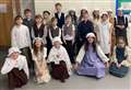 P5-7 all dressed in their Victorian attire.