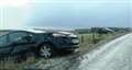Cars leave the road at Bower in icy conditions