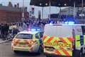 Police injured and two arrested following disorder in Cardiff Bay